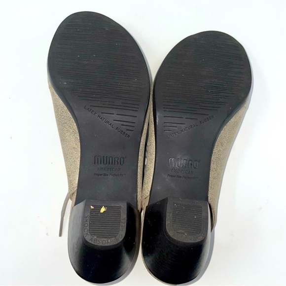 Munro Leather Lace-Up Sandals Size 8 | Tan - Picture 9 of 9